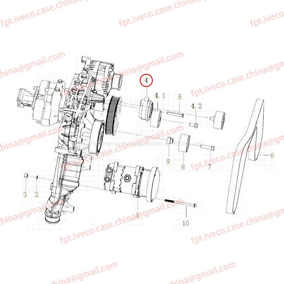 MAN D2066 Automatic tensioner 95800-7477 - Riemspanner: afbeelding 1 MAN D2066 Automatic tensioner 95800-7477 - Riemspanner: afbeelding 1