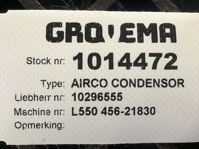 Liebherr Airco Condenser - Airco onderdeel: afbeelding 4 Liebherr Airco Condenser - Airco onderdeel: afbeelding 4