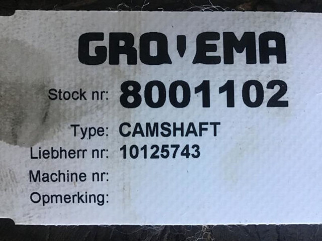 Liebherr Camshaft - Nokkenas: afbeelding 5 Liebherr Camshaft - Nokkenas: afbeelding 5