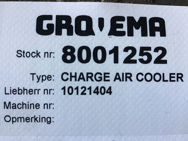 Liebherr Charge Air Cooler - Intercooler: afbeelding 4 Liebherr Charge Air Cooler - Intercooler: afbeelding 4