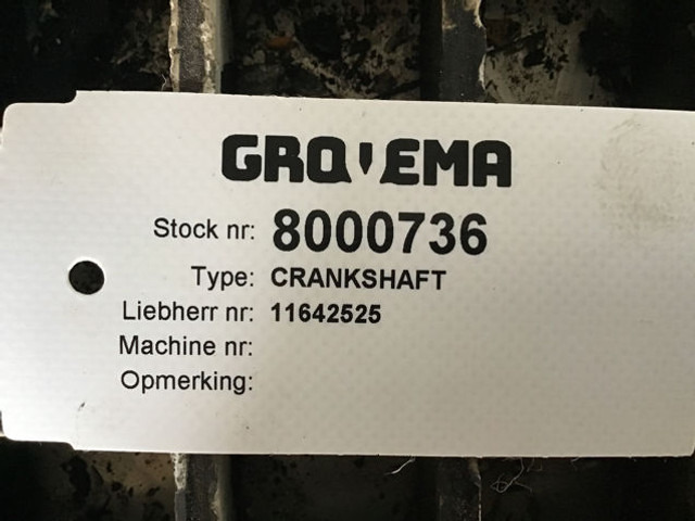 Liebherr Crankshaft - Krukas: afbeelding 3 Liebherr Crankshaft - Krukas: afbeelding 3