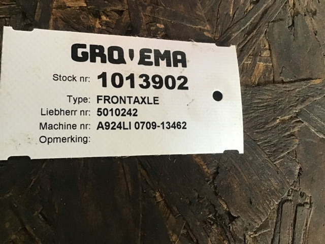 Liebherr Front Axle - Vooras: afbeelding 3 Liebherr Front Axle - Vooras: afbeelding 3