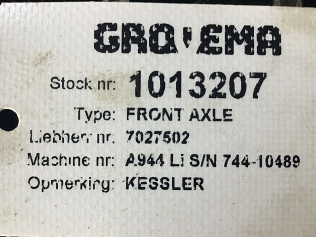 Liebherr Frontaxle - Vooras: afbeelding 3 Liebherr Frontaxle - Vooras: afbeelding 3