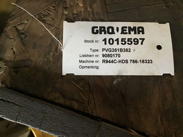 Liebherr PVG351B 332 - Hydraulische pomp: afbeelding 3 Liebherr PVG351B 332 - Hydraulische pomp: afbeelding 3