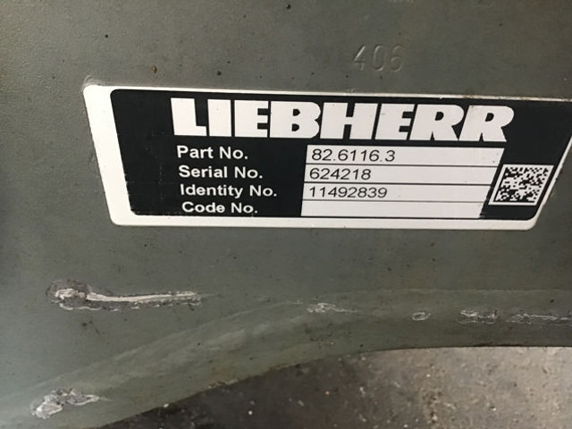 Liebherr Rear Axle - As en onderdelen: afbeelding 1 Liebherr Rear Axle - As en onderdelen: afbeelding 1