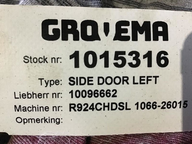 Liebherr Side Door Left - Deur en onderdelen: afbeelding 2 Liebherr Side Door Left - Deur en onderdelen: afbeelding 2