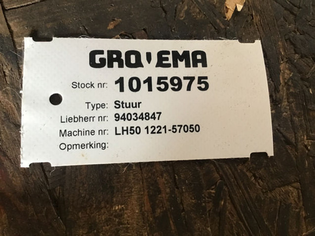 Liebherr Steering Column - Stuurwiel: afbeelding 1 Liebherr Steering Column - Stuurwiel: afbeelding 1