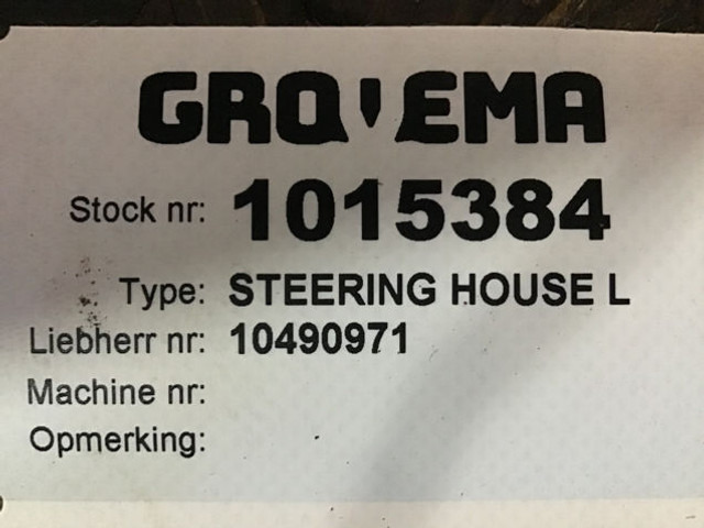 Liebherr Steering House L - Fusee: afbeelding 1 Liebherr Steering House L - Fusee: afbeelding 1