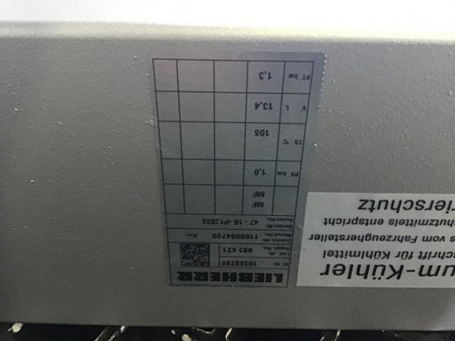 Nieuw Intercooler Liebherr Watercooler: afbeelding 11