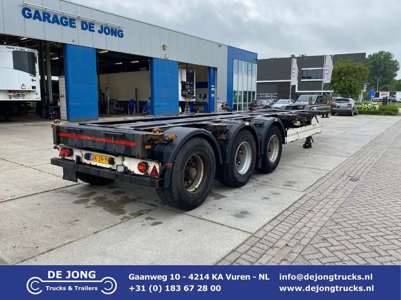 Kögel SW24 Container Chassis / 2x Extendable / BPW + Drum - Containertransporter/ Wissellaadbak oplegger: afbeelding 1 Kögel SW24 Container Chassis / 2x Extendable / BPW + Drum - Containertransporter/ Wissellaadbak oplegger: afbeelding 1
