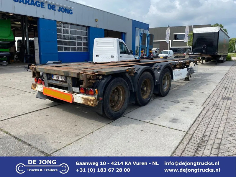 Krone SD 27 / Container Chassis / BPW + Drum / 1x Extendable / 45 FT - Containertransporter/ Wissellaadbak oplegger: afbeelding 1 Krone SD 27 / Container Chassis / BPW + Drum / 1x Extendable / 45 FT - Containertransporter/ Wissellaadbak oplegger: afbeelding 1
