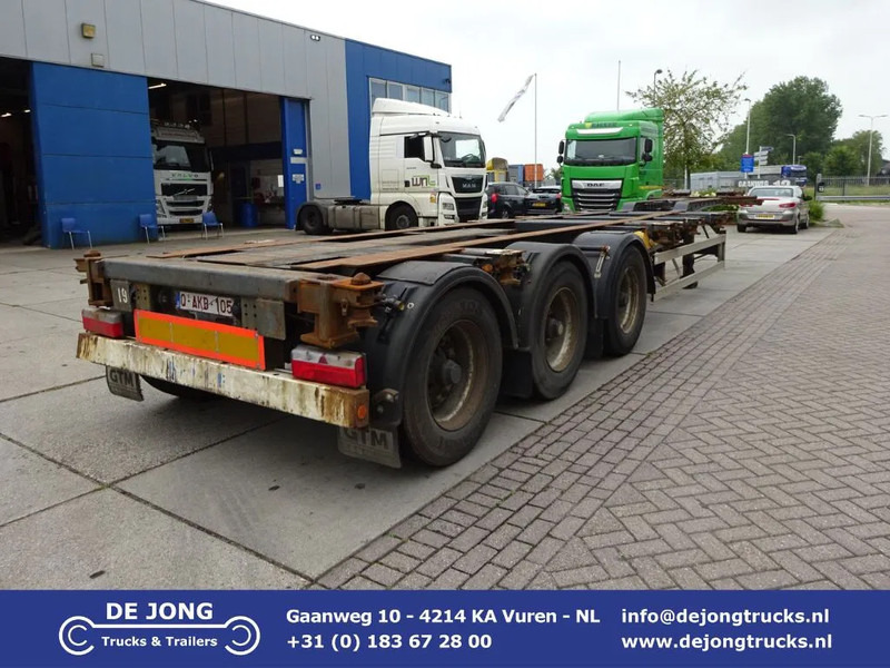 Krone SD 27 / Container Chassis / BPW + Drum / 1x Extendable / 45 FT - Containertransporter/ Wissellaadbak oplegger: afbeelding 1 Krone SD 27 / Container Chassis / BPW + Drum / 1x Extendable / 45 FT - Containertransporter/ Wissellaadbak oplegger: afbeelding 1