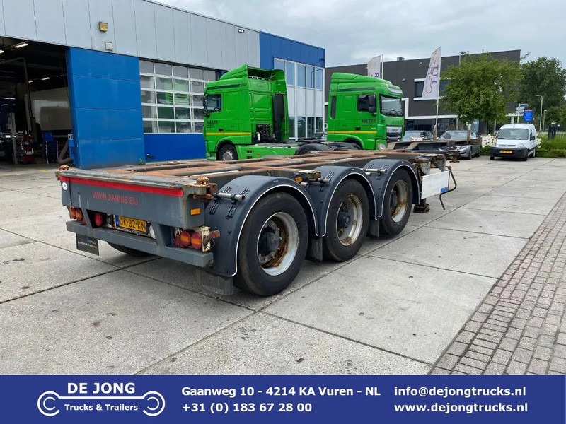 Pacton TXC 343 Multi / 3x Extendable / 1x Lift Axle - Containertransporter/ Wissellaadbak oplegger: afbeelding 1 Pacton TXC 343 Multi / 3x Extendable / 1x Lift Axle - Containertransporter/ Wissellaadbak oplegger: afbeelding 1
