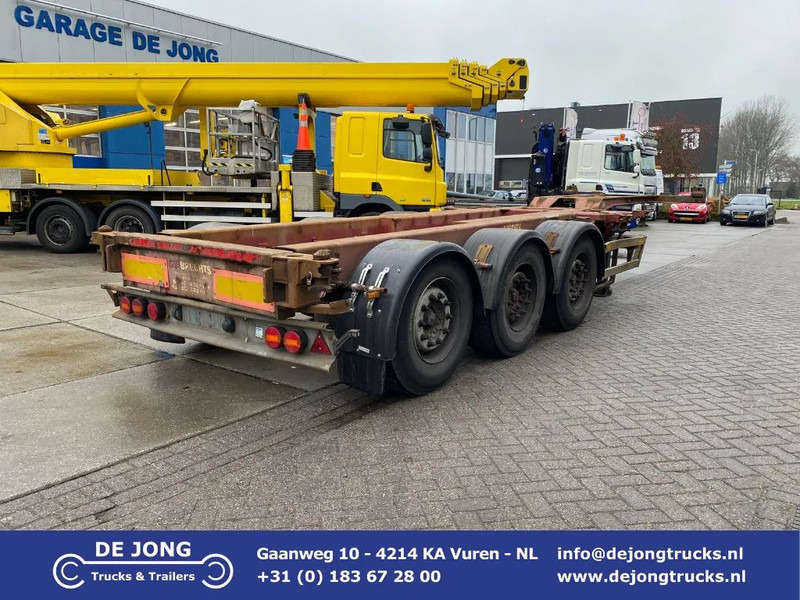 Renders Euro 800 / 2x Extendable / 1x Lift Axle / Disc Brakes - Containertransporter/ Wissellaadbak oplegger: afbeelding 1 Renders Euro 800 / 2x Extendable / 1x Lift Axle / Disc Brakes - Containertransporter/ Wissellaadbak oplegger: afbeelding 1