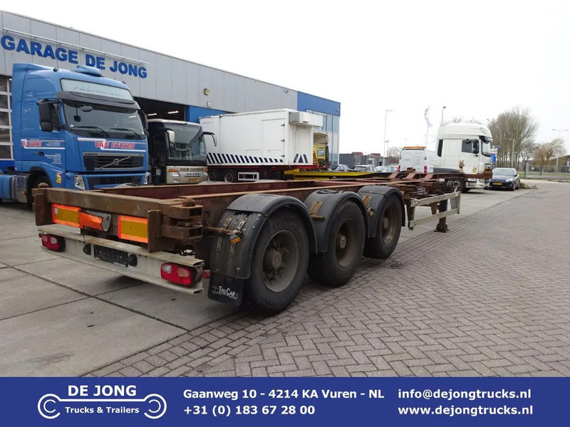 Renders Renders Container Chassis / SAF + DRUM - Containertransporter/ Wissellaadbak oplegger: afbeelding 1 Renders Renders Container Chassis / SAF + DRUM - Containertransporter/ Wissellaadbak oplegger: afbeelding 1