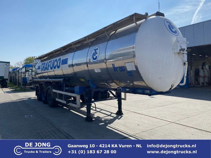 Van Hool Tank / Inox / 3 compartments / 30000 LT - Tankoplegger: afbeelding 1 Van Hool Tank / Inox / 3 compartments / 30000 LT - Tankoplegger: afbeelding 1