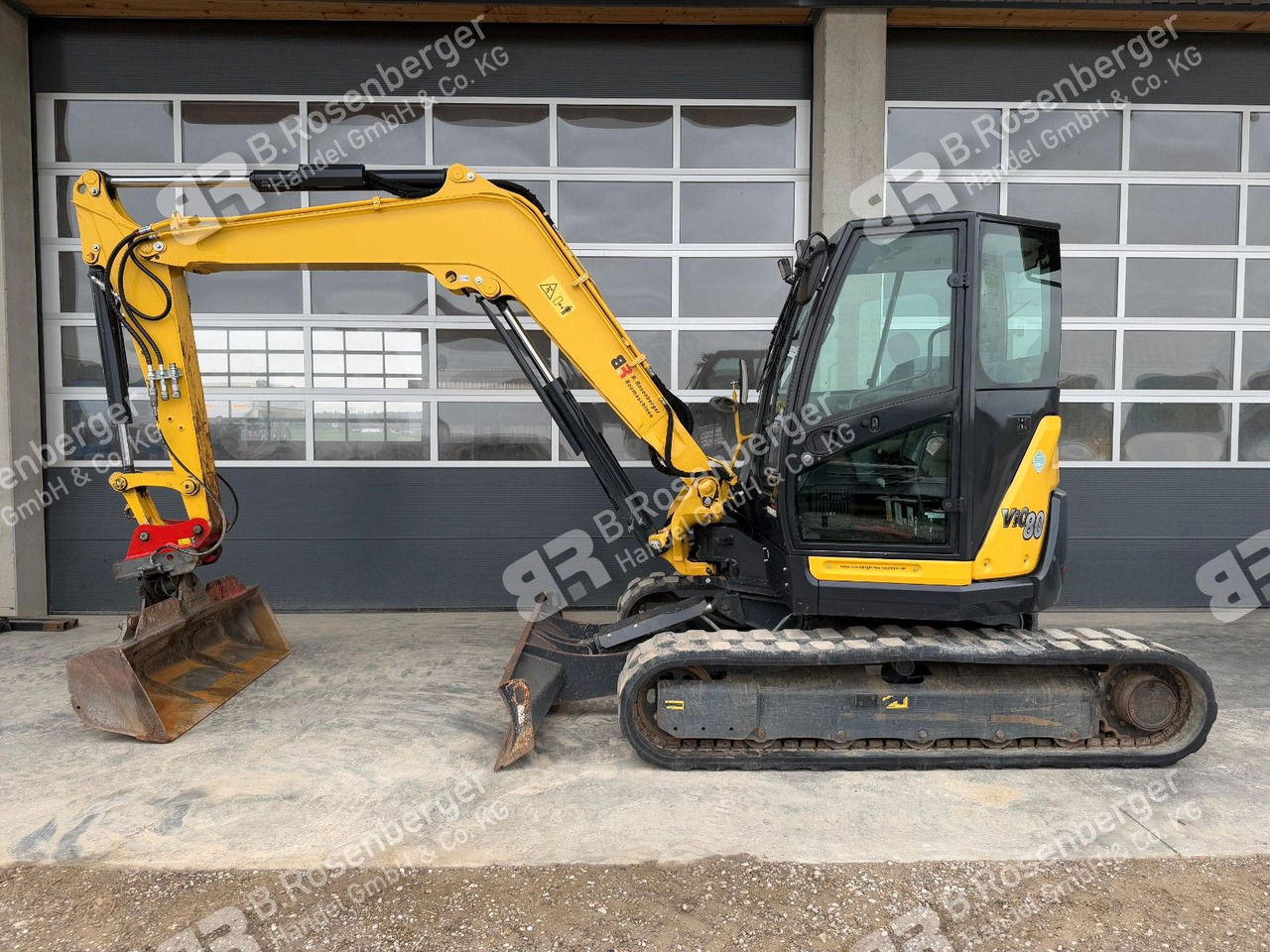 Yanmar Vio 80 Minibagger / nur 2065h / BJ2017 / TOP - Minigraafmachine: afbeelding 2 Yanmar Vio 80 Minibagger / nur 2065h / BJ2017 / TOP - Minigraafmachine: afbeelding 2