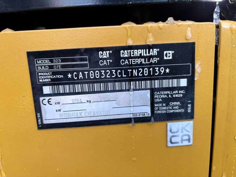 Cat 323 SLR - Graafmachine: afbeelding 5 Cat 323 SLR - Graafmachine: afbeelding 5