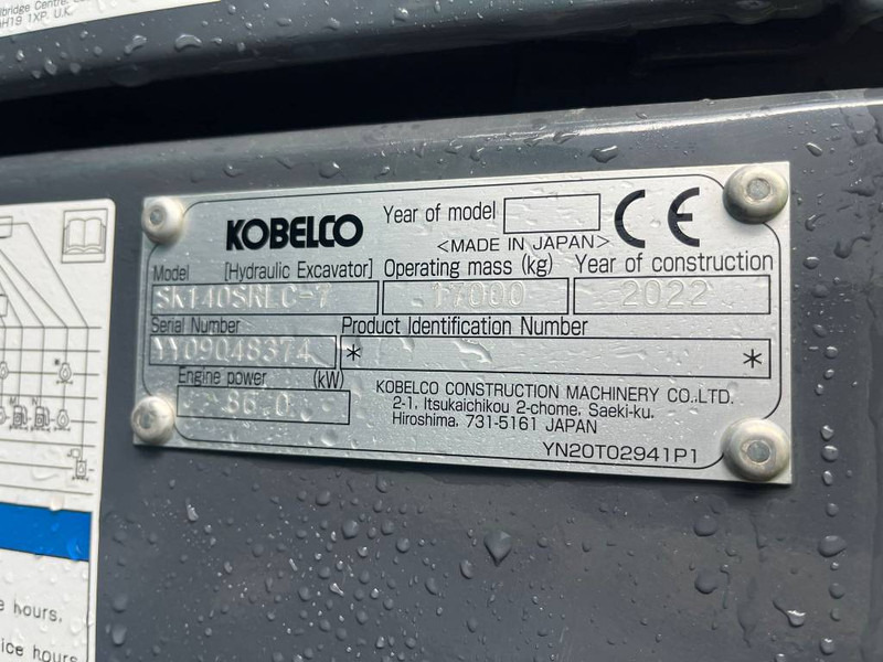 Kobelco SK 140 SR LC - 7 - Rupsgraafmachine: afbeelding 5 Kobelco SK 140 SR LC - 7 - Rupsgraafmachine: afbeelding 5