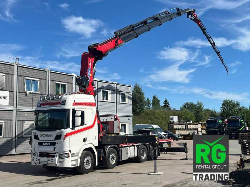 SOLD ** Scania R 590 + HMF 9520 K6 + Jibb + Win - Kraanwagen: afbeelding 1 SOLD ** Scania R 590 + HMF 9520 K6 + Jibb + Win - Kraanwagen: afbeelding 1