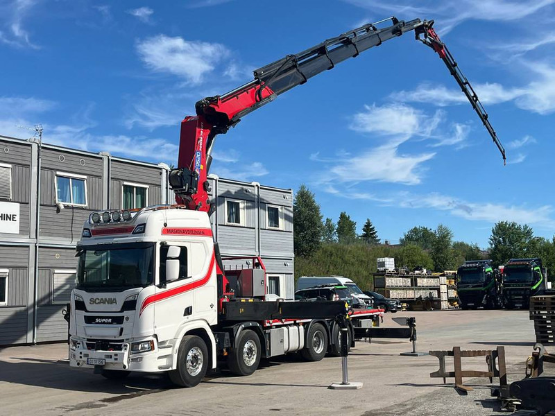 SOLD ** Scania R 590 + HMF 9520 K6 + Jibb + Win - Kraanwagen: afbeelding 2 SOLD ** Scania R 590 + HMF 9520 K6 + Jibb + Win - Kraanwagen: afbeelding 2