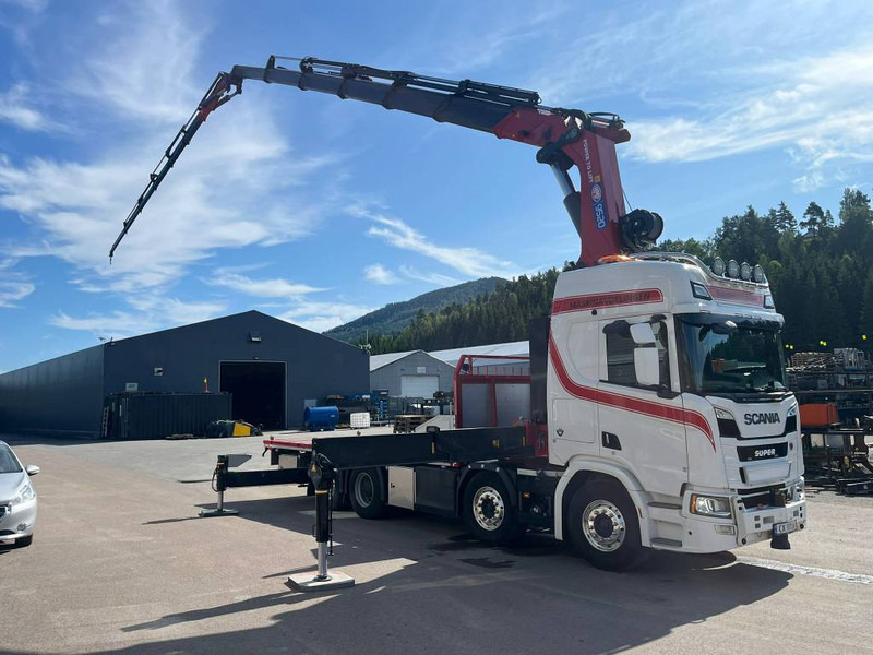 SOLD ** Scania R 590 + HMF 9520 K6 + Jibb + Win - Kraanwagen: afbeelding 3 SOLD ** Scania R 590 + HMF 9520 K6 + Jibb + Win - Kraanwagen: afbeelding 3
