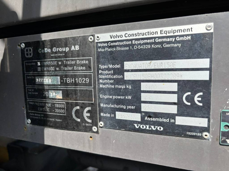 Volvo EWR 150 E - Mobiele graafmachine: afbeelding 5 Volvo EWR 150 E - Mobiele graafmachine: afbeelding 5