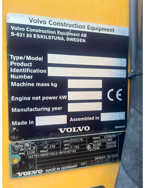 Volvo L 110 H - Wiellader: afbeelding 5 Volvo L 110 H - Wiellader: afbeelding 5
