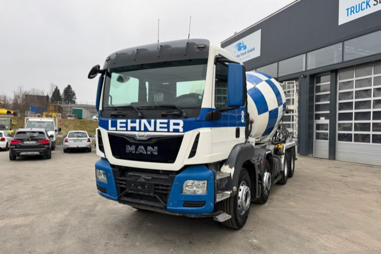 MAN TGS 32.400 8x4 Stetter 9m3 - Betonmixer: afbeelding 1 MAN TGS 32.400 8x4 Stetter 9m3 - Betonmixer: afbeelding 1