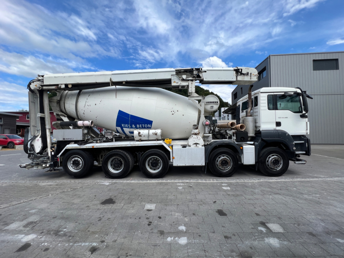MAN TGS 35.480 10x4 10m3 Förderband 17M Liebherr - Betonmixer: afbeelding 4 MAN TGS 35.480 10x4 10m3 Förderband 17M Liebherr - Betonmixer: afbeelding 4