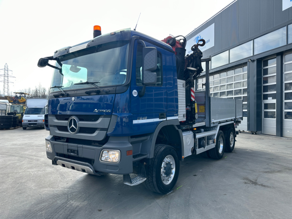 MERCEDES Actros 2648 6x4/4 Fassi455 SZM/Pritsche - Kraanwagen: afbeelding 1 MERCEDES Actros 2648 6x4/4 Fassi455 SZM/Pritsche - Kraanwagen: afbeelding 1