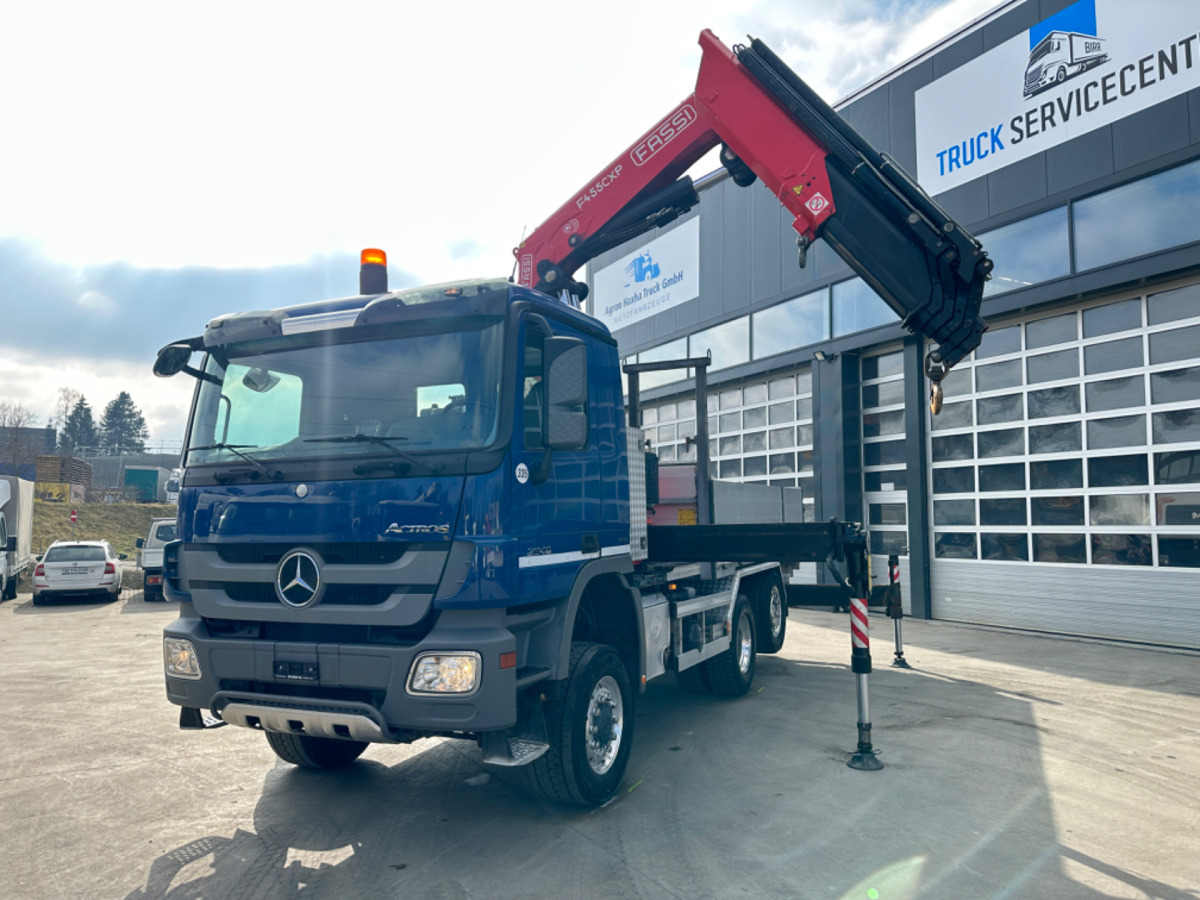 MERCEDES Actros 2648 6x4/4 Fassi455 SZM/Pritsche - Kraanwagen: afbeelding 2 MERCEDES Actros 2648 6x4/4 Fassi455 SZM/Pritsche - Kraanwagen: afbeelding 2