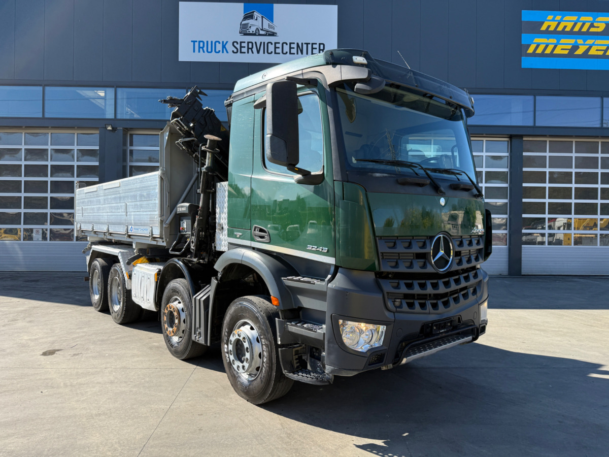 MERCEDES Arocs 3242 8x4 Hiab 166-4 - Kipper vrachtwagen, Kraanwagen: afbeelding 5 MERCEDES Arocs 3242 8x4 Hiab 166-4 - Kipper vrachtwagen, Kraanwagen: afbeelding 5