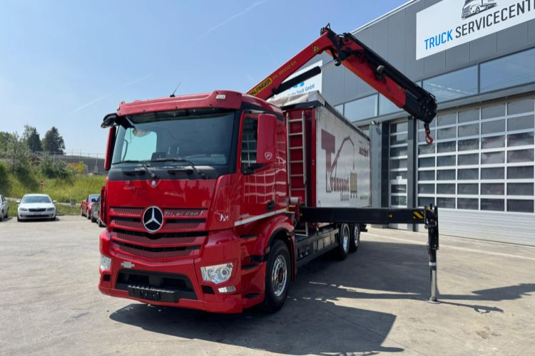 Mercedes-Benz Actros 2646 6x2 Palfinger 18002-5 - Kraanwagen: afbeelding 1 Mercedes-Benz Actros 2646 6x2 Palfinger 18002-5 - Kraanwagen: afbeelding 1