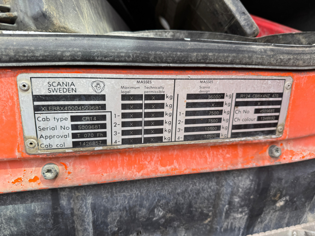 Chassis vrachtwagen SCANIA 470 8x4 Chassis: afbeelding 12