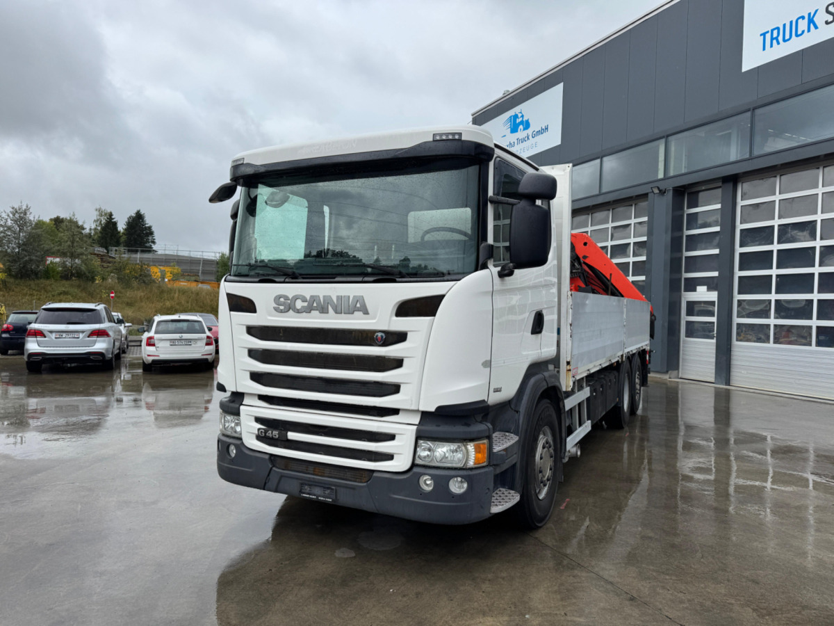 SCANIA G450 6x2 Palfinger 27000-5 - Kraanwagen: afbeelding 1 SCANIA G450 6x2 Palfinger 27000-5 - Kraanwagen: afbeelding 1