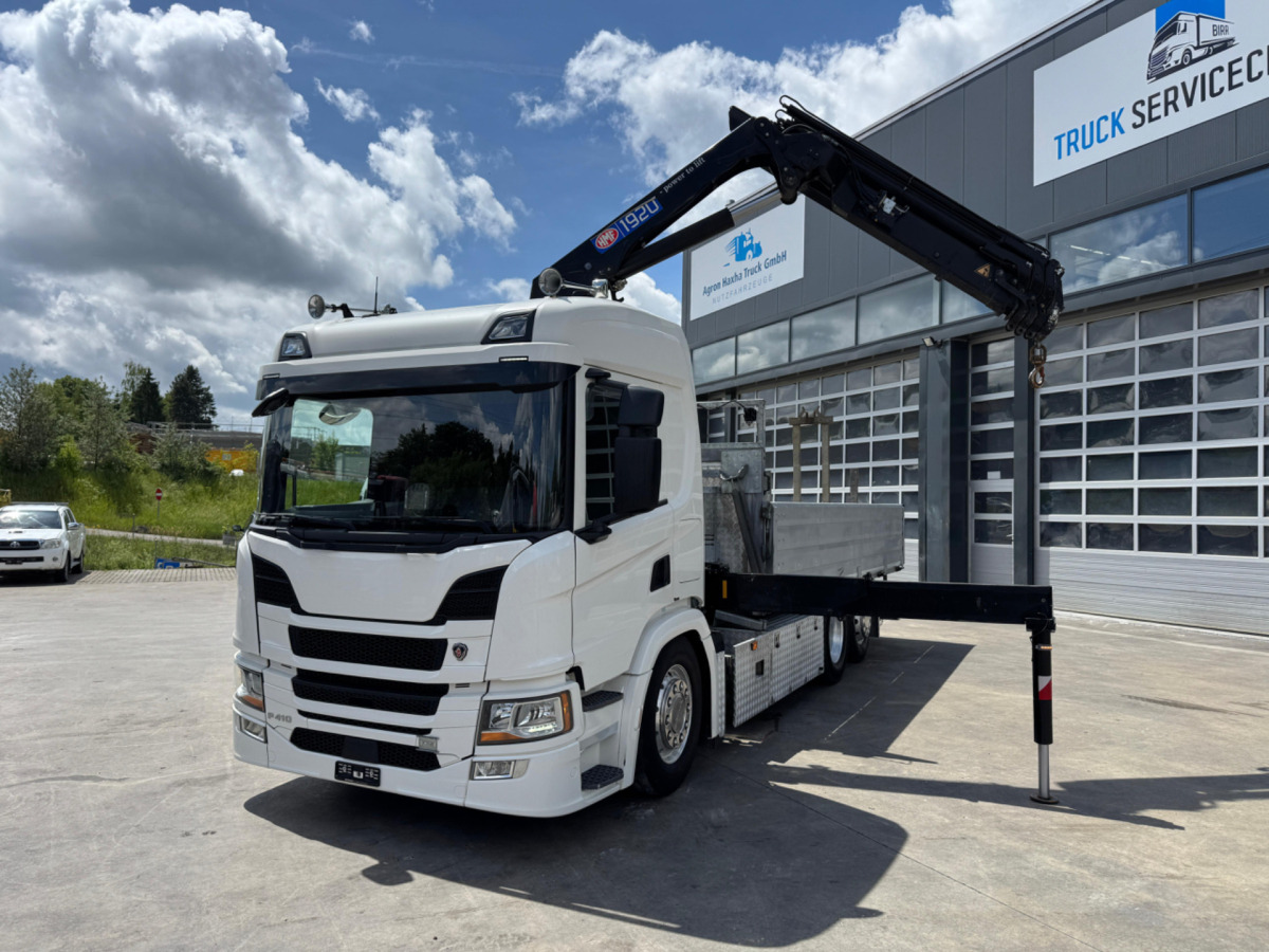 SCANIA P410 6x2 HMF1920-5 - Kraanwagen: afbeelding 1 SCANIA P410 6x2 HMF1920-5 - Kraanwagen: afbeelding 1