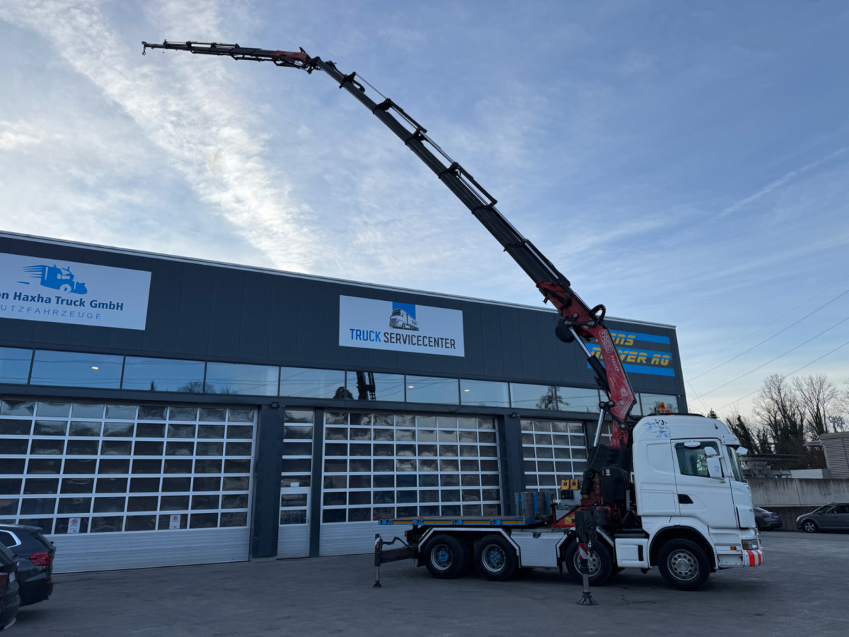 SCANIA R480 8x4 Fassi 660 SZM/Pritsche - Kraanwagen: afbeelding 3 SCANIA R480 8x4 Fassi 660 SZM/Pritsche - Kraanwagen: afbeelding 3