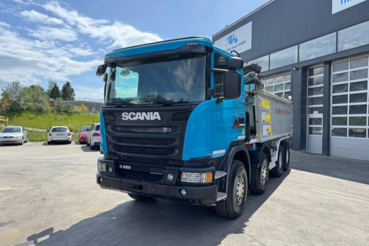 Scania G450 8x4 Abschiebemulde (no tipper) - Kipper vrachtwagen: afbeelding 1 Scania G450 8x4 Abschiebemulde (no tipper) - Kipper vrachtwagen: afbeelding 1