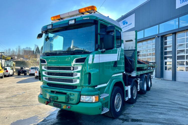 Scania R480 8x4 SWS SZM/Kran/Pritsche - Kraanwagen: afbeelding 1 Scania R480 8x4 SWS SZM/Kran/Pritsche - Kraanwagen: afbeelding 1