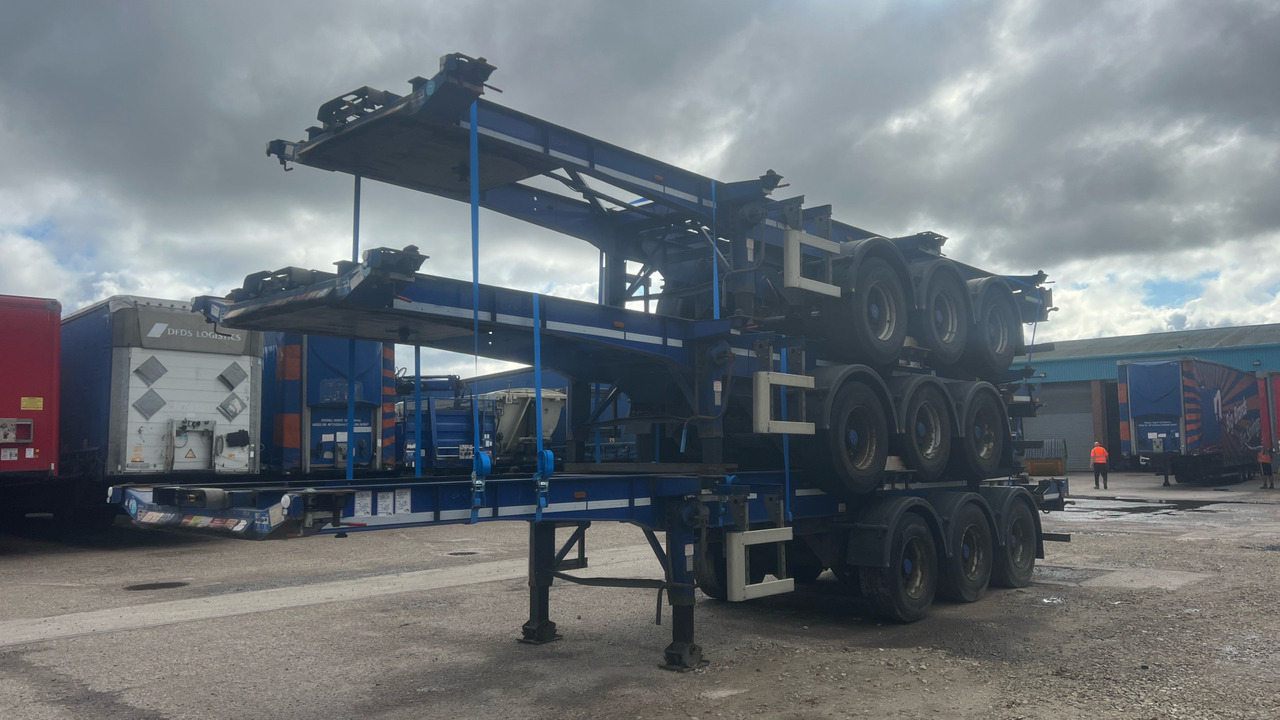 DENNISON SLIDING SKELETAL STACK OF 3 - Aanhangwagen: afbeelding 3 DENNISON SLIDING SKELETAL STACK OF 3 - Aanhangwagen: afbeelding 3