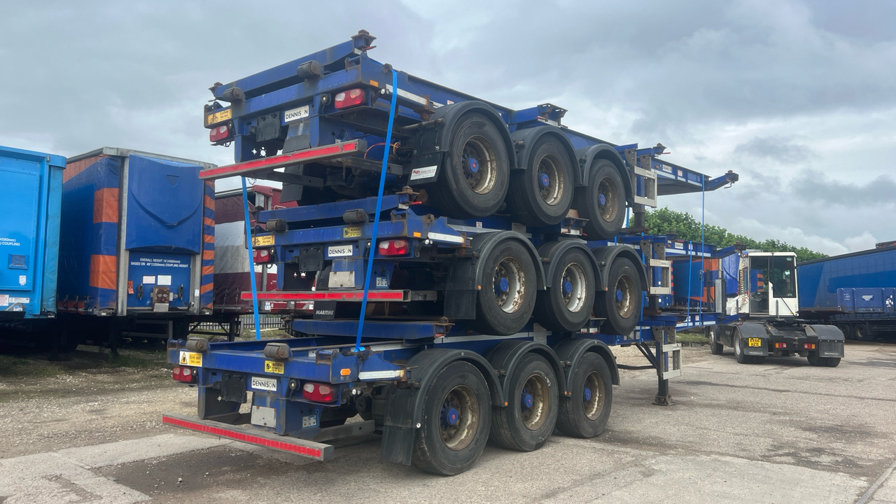 DENNISON SLIDING SKELETAL STACK OF 3 - Aanhangwagen: afbeelding 5 DENNISON SLIDING SKELETAL STACK OF 3 - Aanhangwagen: afbeelding 5