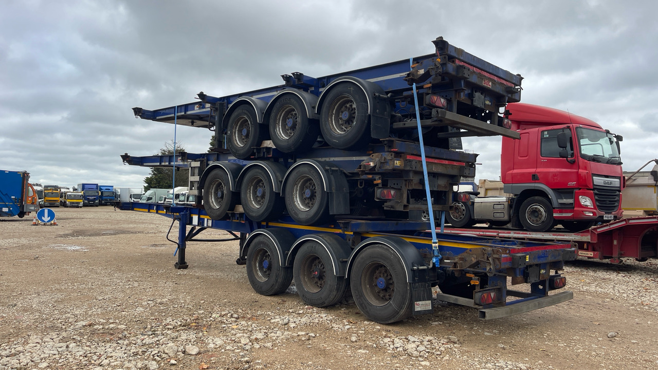 SDC SLIDING SKELETAL STACK OF 3 - Aanhangwagen: afbeelding 4 SDC SLIDING SKELETAL STACK OF 3 - Aanhangwagen: afbeelding 4