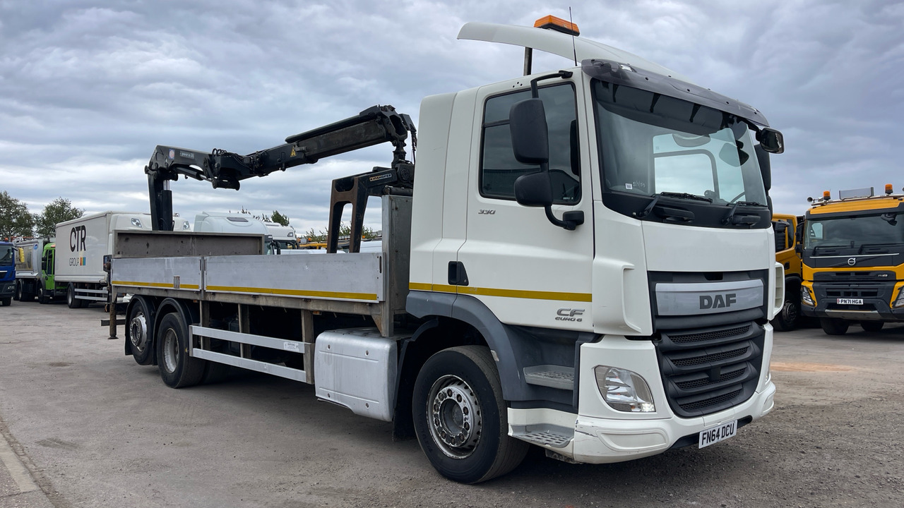 DAF CF 330 - Vrachtwagen met open laadbak, Kraanwagen: afbeelding 1 DAF CF 330 - Vrachtwagen met open laadbak, Kraanwagen: afbeelding 1