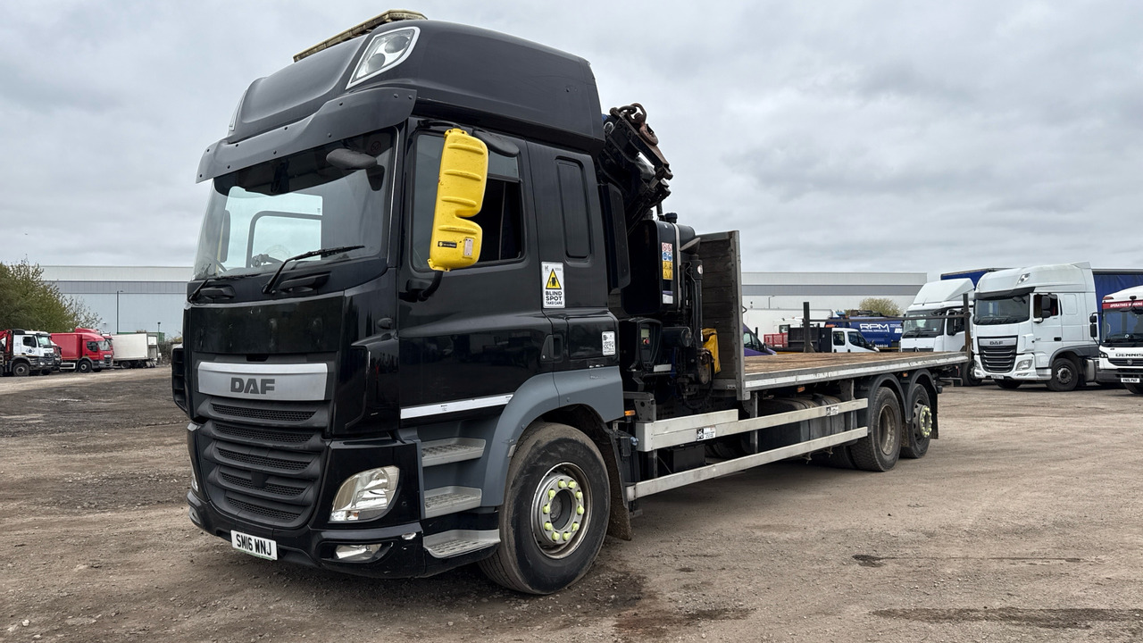 DAF CF 410 - Vrachtwagen met open laadbak, Kraanwagen: afbeelding 2 DAF CF 410 - Vrachtwagen met open laadbak, Kraanwagen: afbeelding 2
