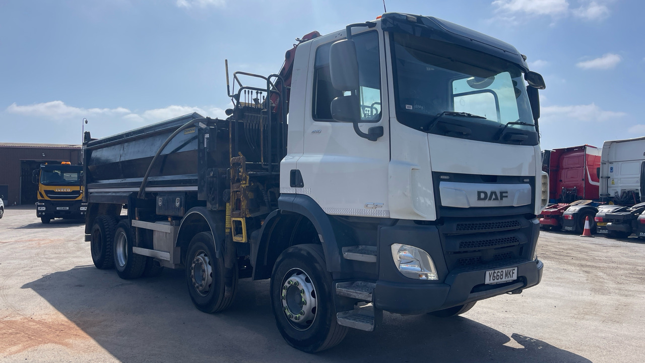 DAF CF 410 - Kipper vrachtwagen, Kraanwagen: afbeelding 1 DAF CF 410 - Kipper vrachtwagen, Kraanwagen: afbeelding 1