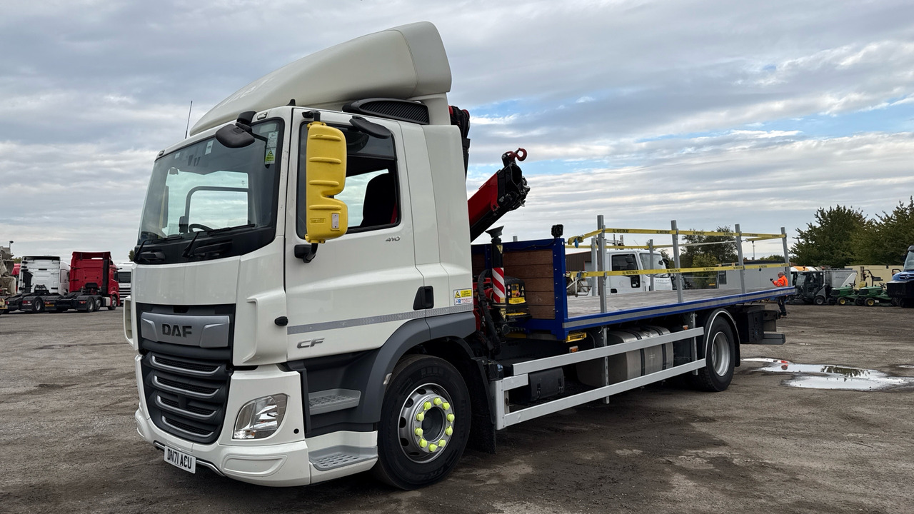 DAF CF 410 - Vrachtwagen met open laadbak, Kraanwagen: afbeelding 2 DAF CF 410 - Vrachtwagen met open laadbak, Kraanwagen: afbeelding 2