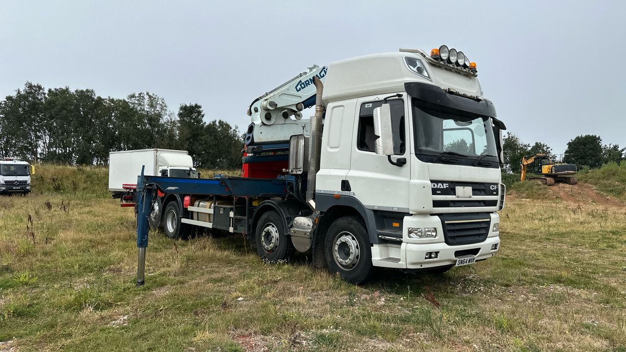 DAF CF 85 - Vrachtwagen met open laadbak, Kraanwagen: afbeelding 1 DAF CF 85 - Vrachtwagen met open laadbak, Kraanwagen: afbeelding 1