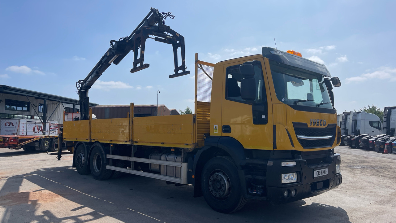IVECO STRALIS 310 - Vrachtwagen met open laadbak, Kraanwagen: afbeelding 1 IVECO STRALIS 310 - Vrachtwagen met open laadbak, Kraanwagen: afbeelding 1