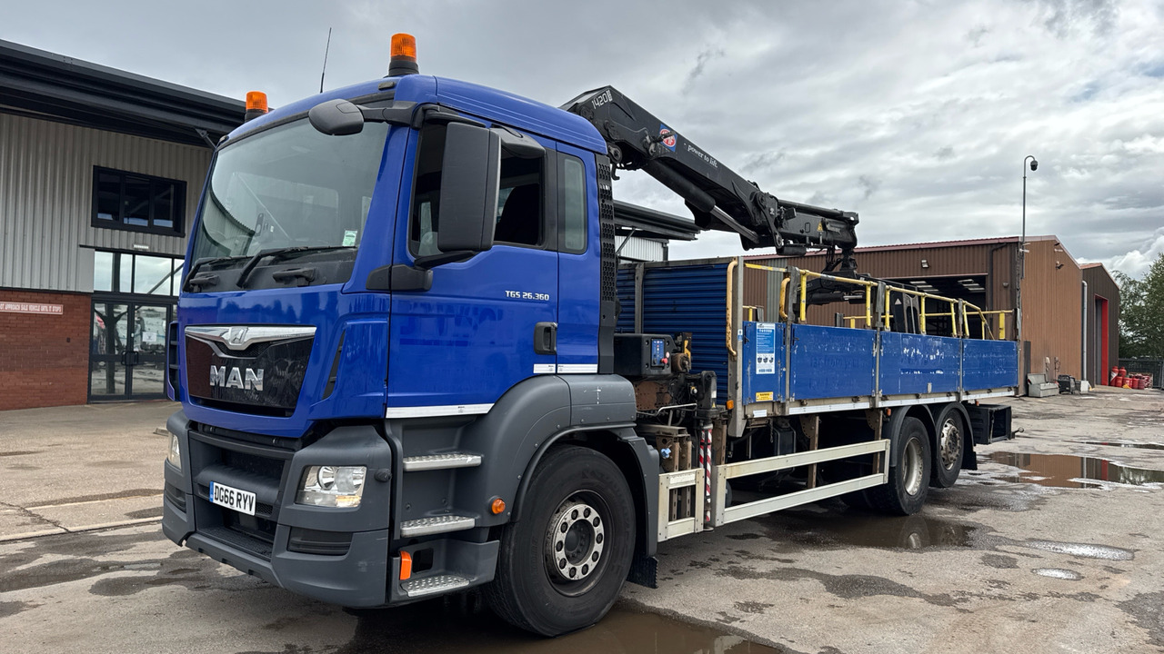 MAN TGS 26.360 - Vrachtwagen met open laadbak, Kraanwagen: afbeelding 2 MAN TGS 26.360 - Vrachtwagen met open laadbak, Kraanwagen: afbeelding 2